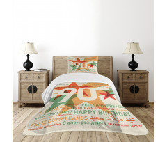 Old Age Celebrations Bedspread Set