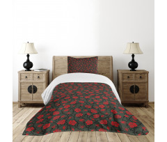 Mystic Rose Swirls Bedspread Set