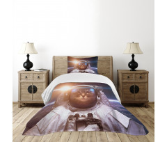 Kitty Lunar Eclipse Bedspread Set