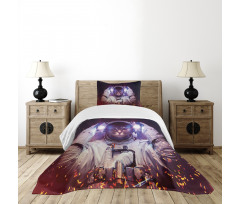 Nebula Galaxy Cosmos Bedspread Set