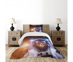 Sun Lunar Eclipse Bedspread Set