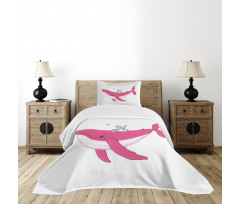 3 Cats Big Fish Magic Bedspread Set