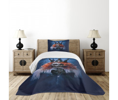 Queen of Death Art Bedspread Set