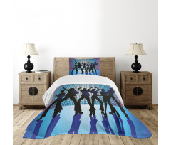 Dancing Night Club Bedspread Set