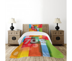 Retro Art Seventies Bedspread Set