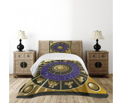 Zodiac Horoscope Art Bedspread Set