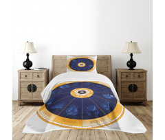 Birth Chart Horoscope Bedspread Set