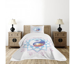 Yin Yang Swirls Bedspread Set