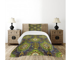 Tropical Motifs Bedspread Set