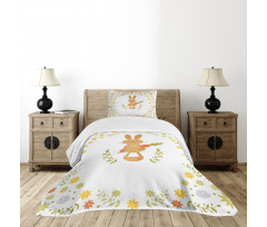 Smiling Rabbit Summer Bedspread Set