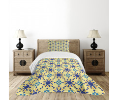 Moroccan Motif Folk Bedspread Set