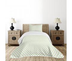 Vintage Retro Polka Dots Bedspread Set