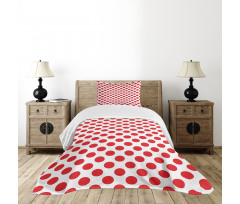 Pop Art Retro Dots Bedspread Set