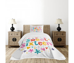 16 Blossoms Bedspread Set