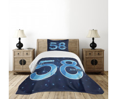 Number Night Sky Age Bedspread Set