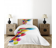 Vibrant Balloons Joy Bedspread Set