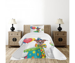 Birthday Dog Cake Bedspread Set