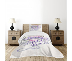 Shabby Hydrangeas Bedspread Set