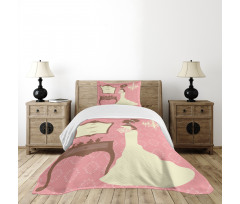 Bridal Party Dress Bedspread Set