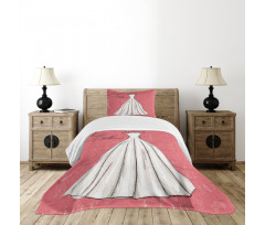 Wedding Bride Party Bedspread Set