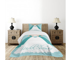 Bride with Bridemaids Bedspread Set