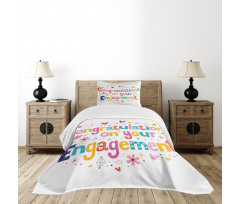 Hippie Party Bedspread Set