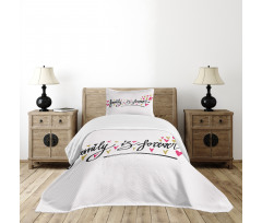 Family is Forever Bedspread Set