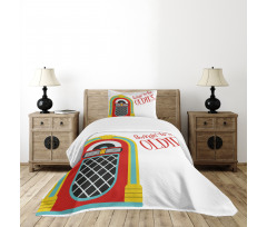 Jazz Age Party Music Bedspread Set