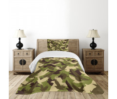 Open Wings Camouflage Bedspread Set