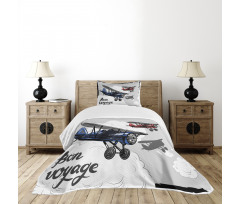 Retro Bon Voyage Bedspread Set