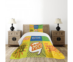 Lucky Pop Art Bedspread Set