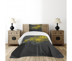 Street Inner Circle Bedspread Set