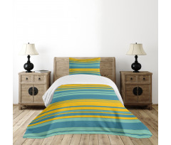 Horizontal Modern Bedspread Set