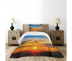 Dramatic Sunset Bedspread Set