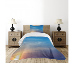 Blurry Sunrise Bedspread Set