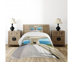 Ocean Nature Forest View Bedspread Set