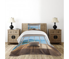 Bathtub and Islands Bedspread Set