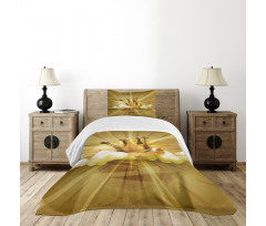 Fairytale Crown and Clouds Bedspread Set