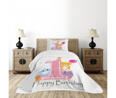 Princess Girl Party Bedspread Set