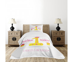 Princess Theme Party Bedspread Set