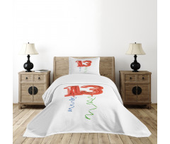 Red Balloons 13 Bedspread Set