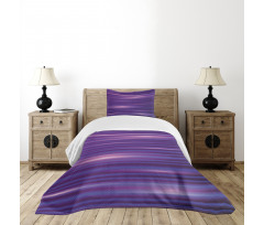 Stripe Horizontal Lines Bedspread Set