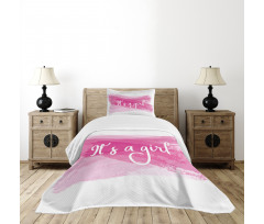 Girls Baby Shower Bedspread Set