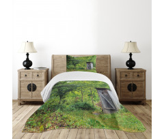 Cottage Forest Bedspread Set