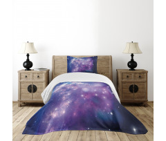 Purple Nebula Bedspread Set