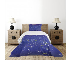 Names of Stars Bedspread Set