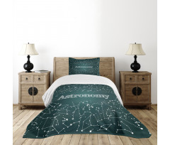 Astronomy School Bedspread Set