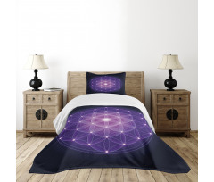 Flower of Life Stars Bedspread Set