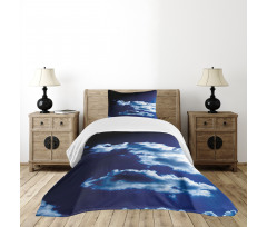 Sky Dramatic Clouds Bedspread Set