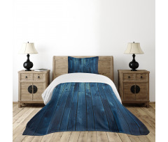 Wooden Planks Texture Bedspread Set